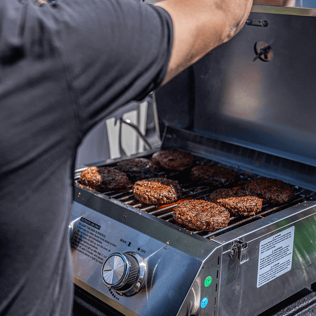 13742 | Stainless Tabletop Propane Gas Grill