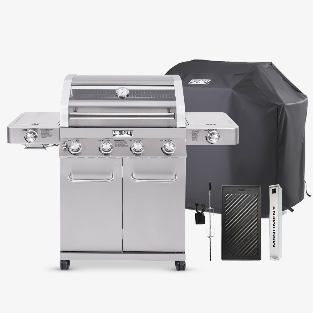 Monument Grills 35633 | Stainless Infrared Propane Gas Grill