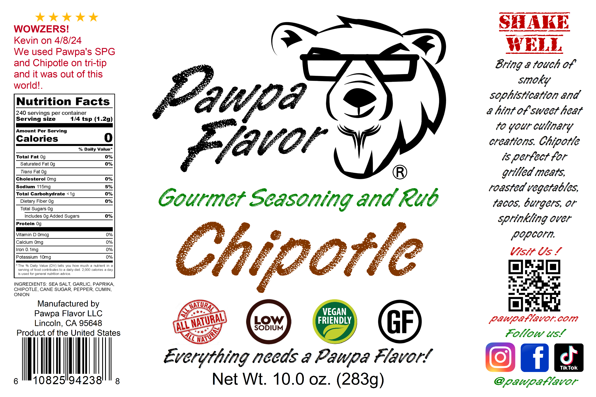 Pawpa Flavor Chipotle