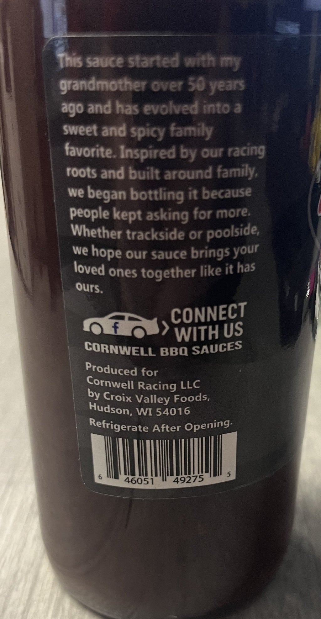 Cornwell Sweet BBQ Sauce