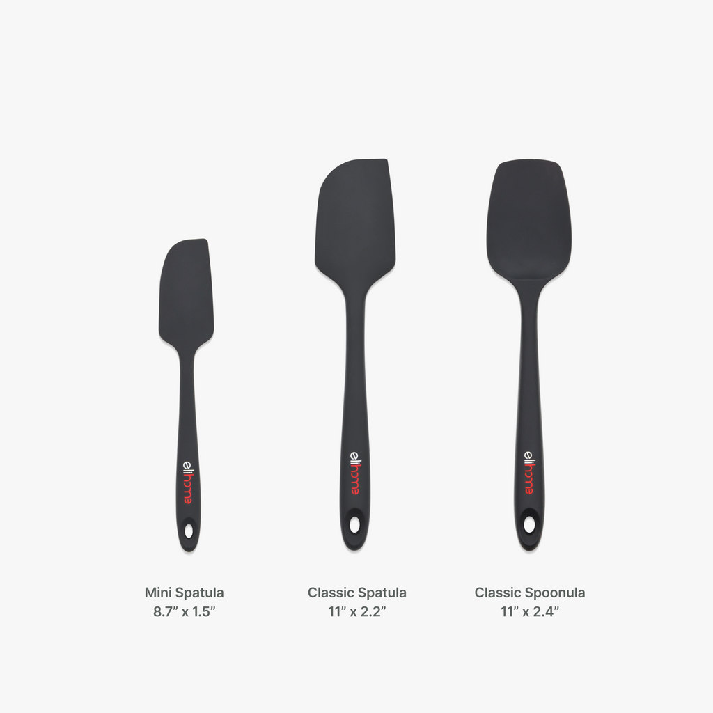 Elihome 3 Piece Silicone Spatula Set