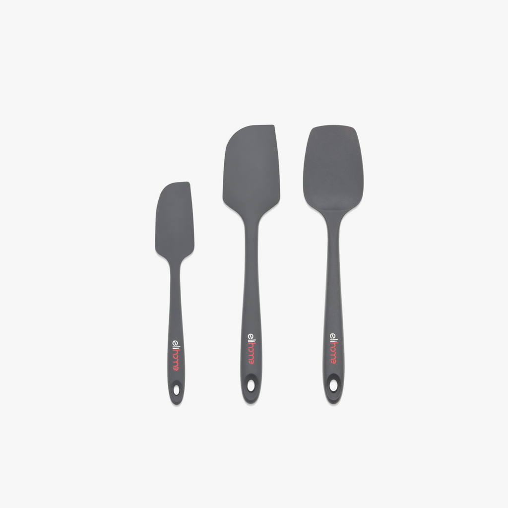 Elihome 3 Piece Silicone Spatula Set