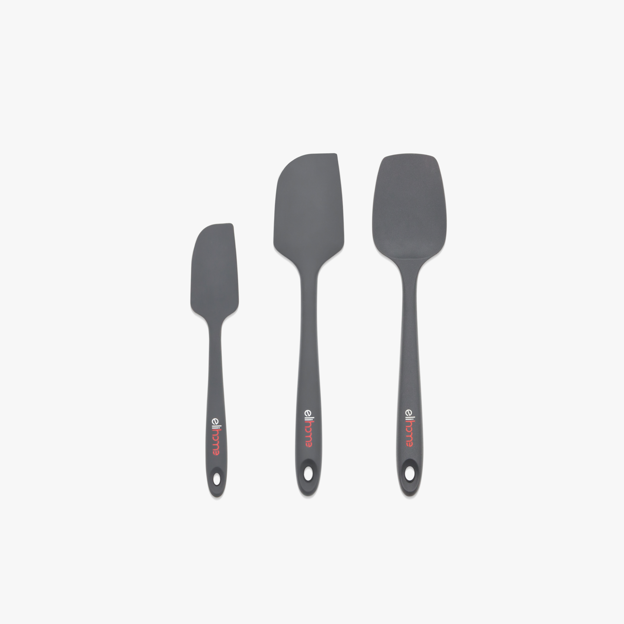 Elihome 3 Piece Silicone Spatula Set