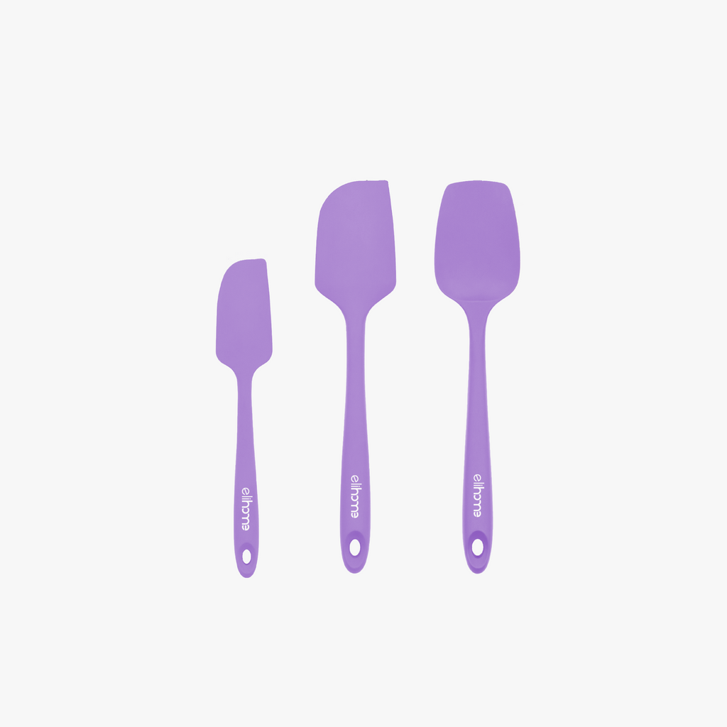Elihome 3 Piece Silicone Spatula Set