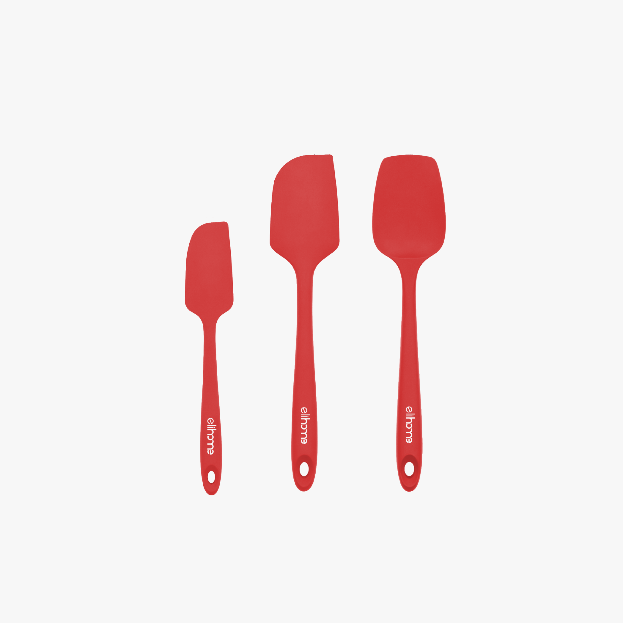 Elihome 3 Piece Silicone Spatula Set