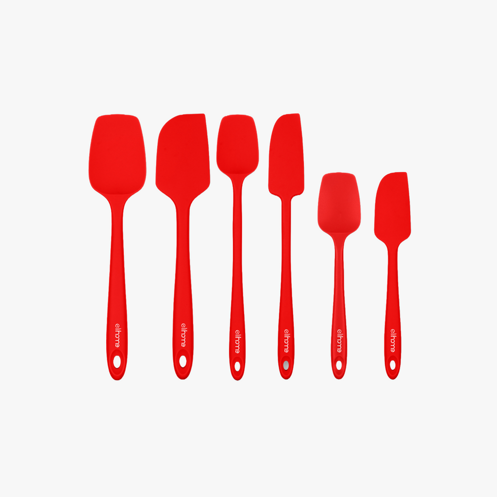Elihome 6 Piece Silicone Spatula Set