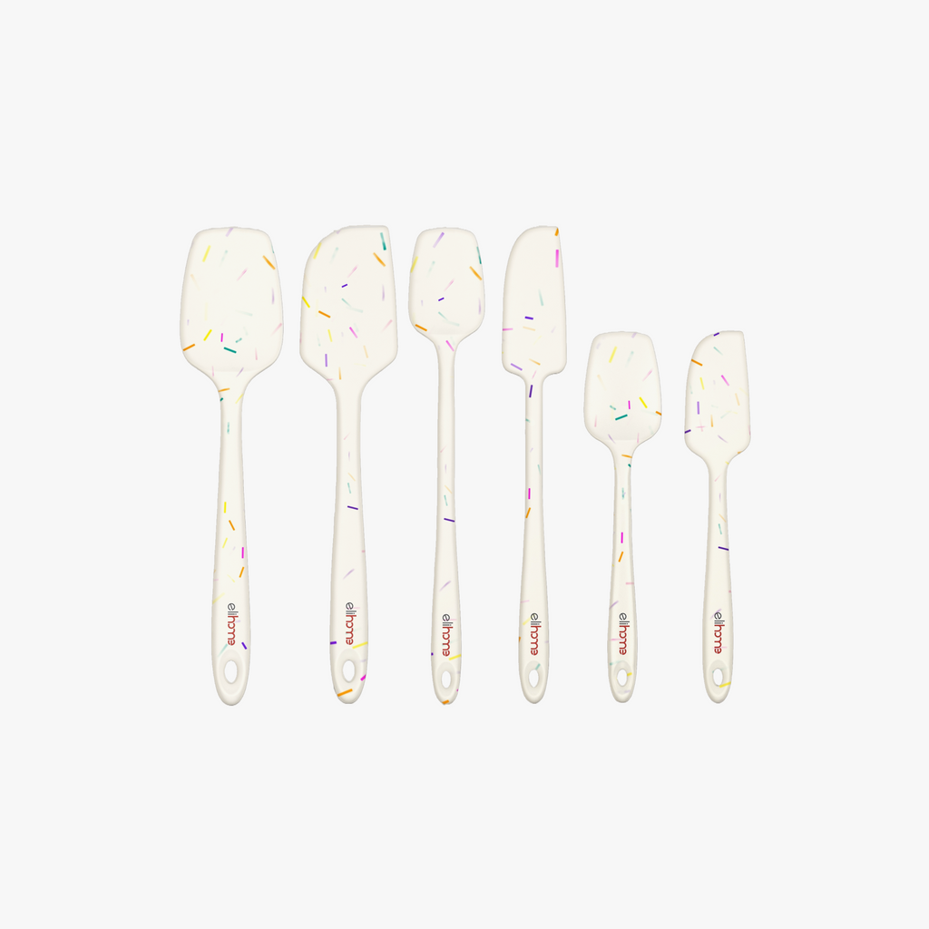 Elihome 6 Piece Silicone Spatula Set