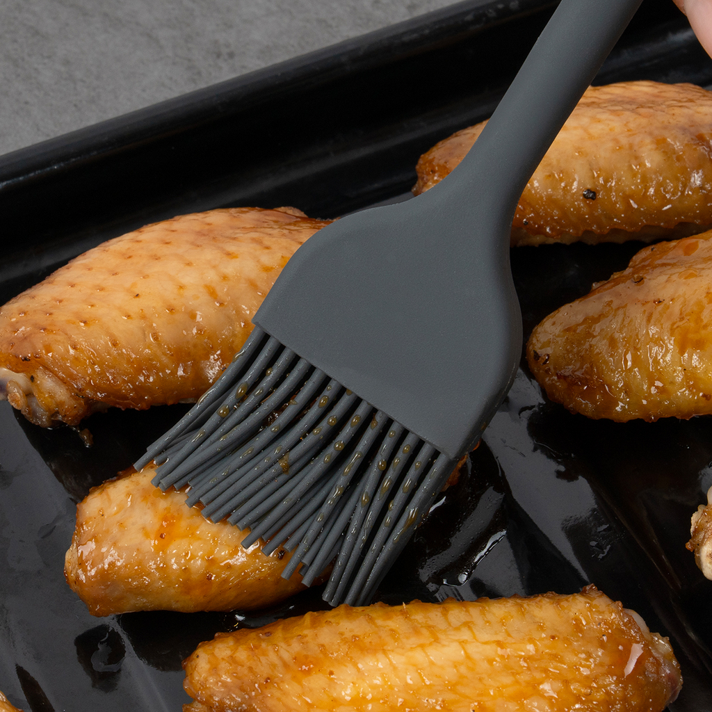 Elihome 8 Piece Silicone Spatula Set - Teal Grey