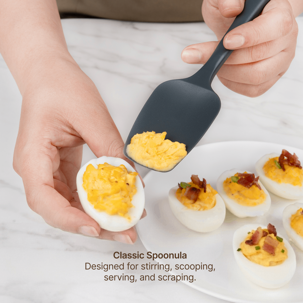 Elihome 3 Piece Silicone Spatula Set