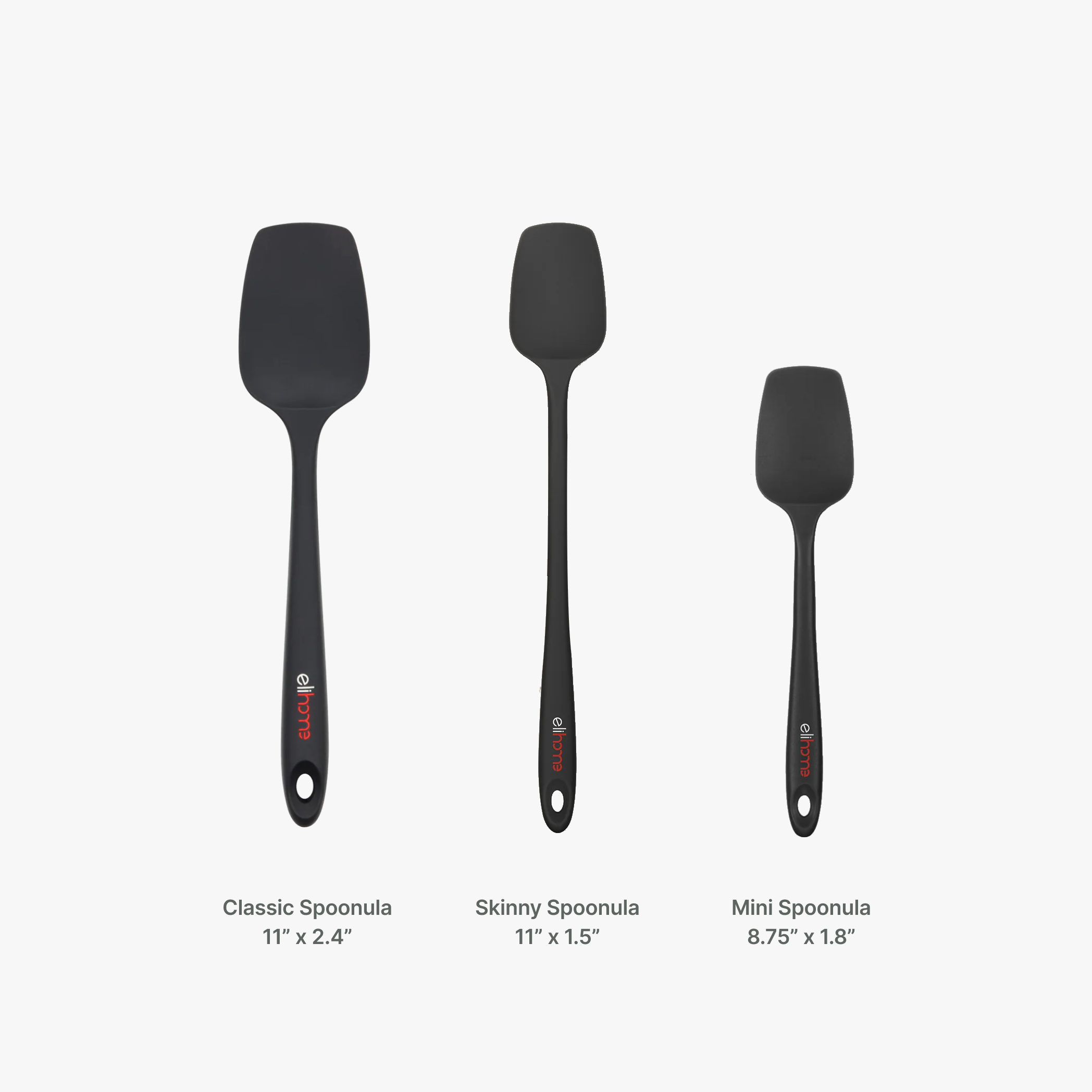 Elihome 6 Piece Silicone Spatula Set