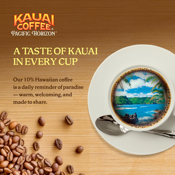 Kauai Coffee Ground K-Cup Pods Mocha Macadamia Nut Coffee