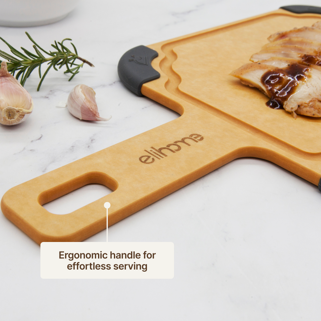 Paddle Series Cutting & Serving Board 2-in-1 Set (S+L)
