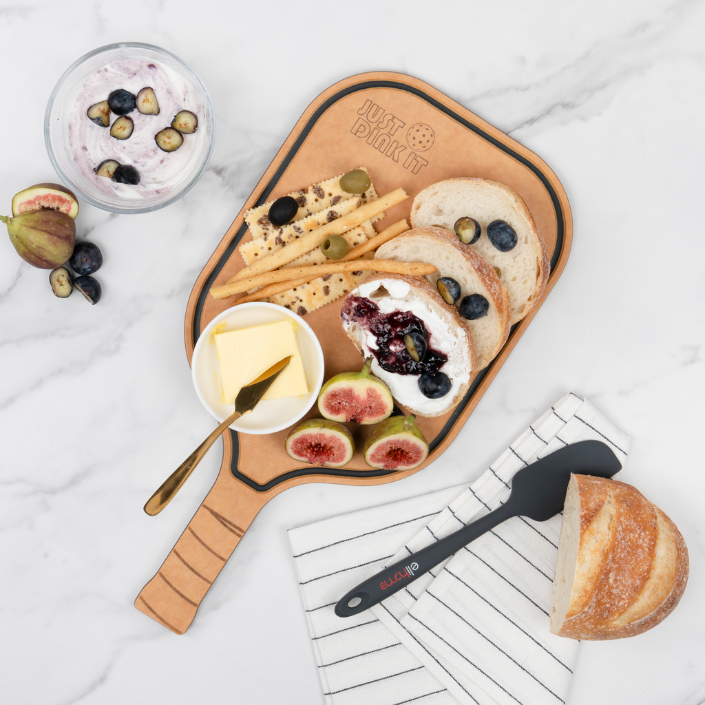 Pickleball Charcuterie Cutting Board -"Eat Sleep Pickleball Repeat"