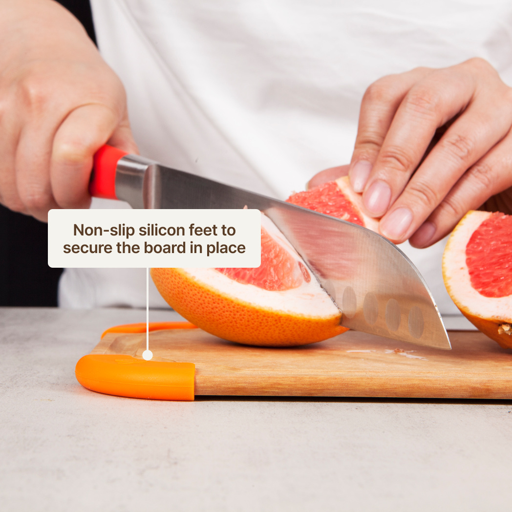Premium Series Cutting Board - Non Slip & Color Code - Medium