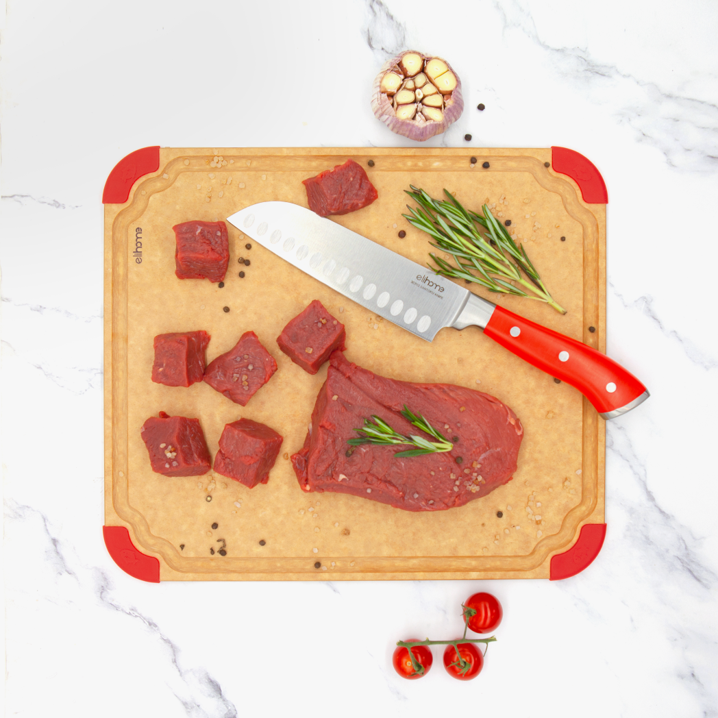 Premium Series Cutting Board - Non Slip & Color Code - Large