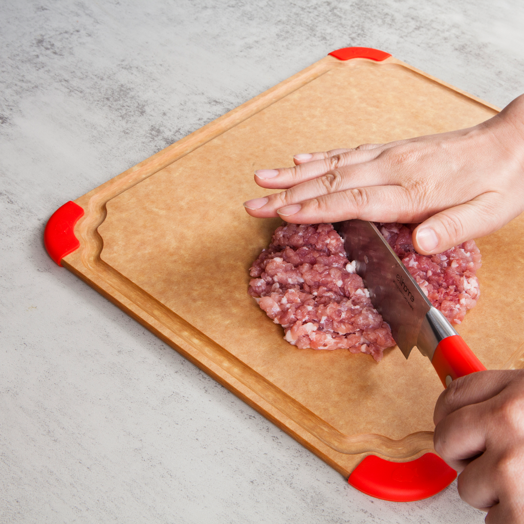 Premium Series Cutting Board - Non Slip & Color Code - Large