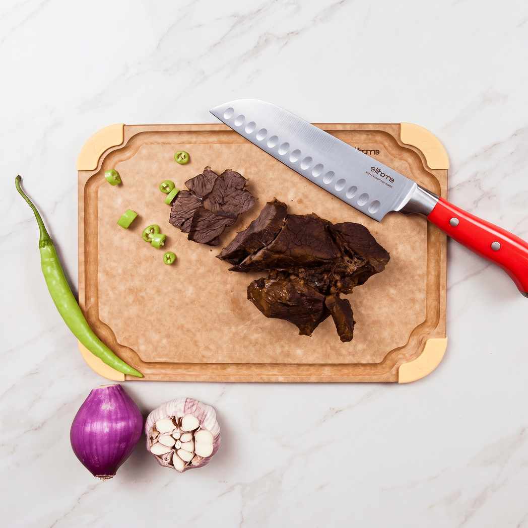 Premium Series Cutting Board - Non Slip & Color Code - Medium
