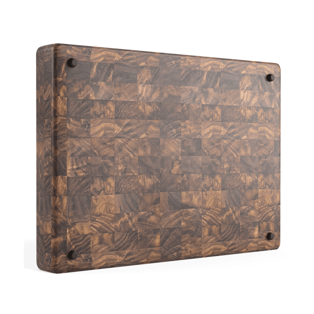Extra Large Walnut Wood End Grain Butcher Block Cutting Board with Juice Groove