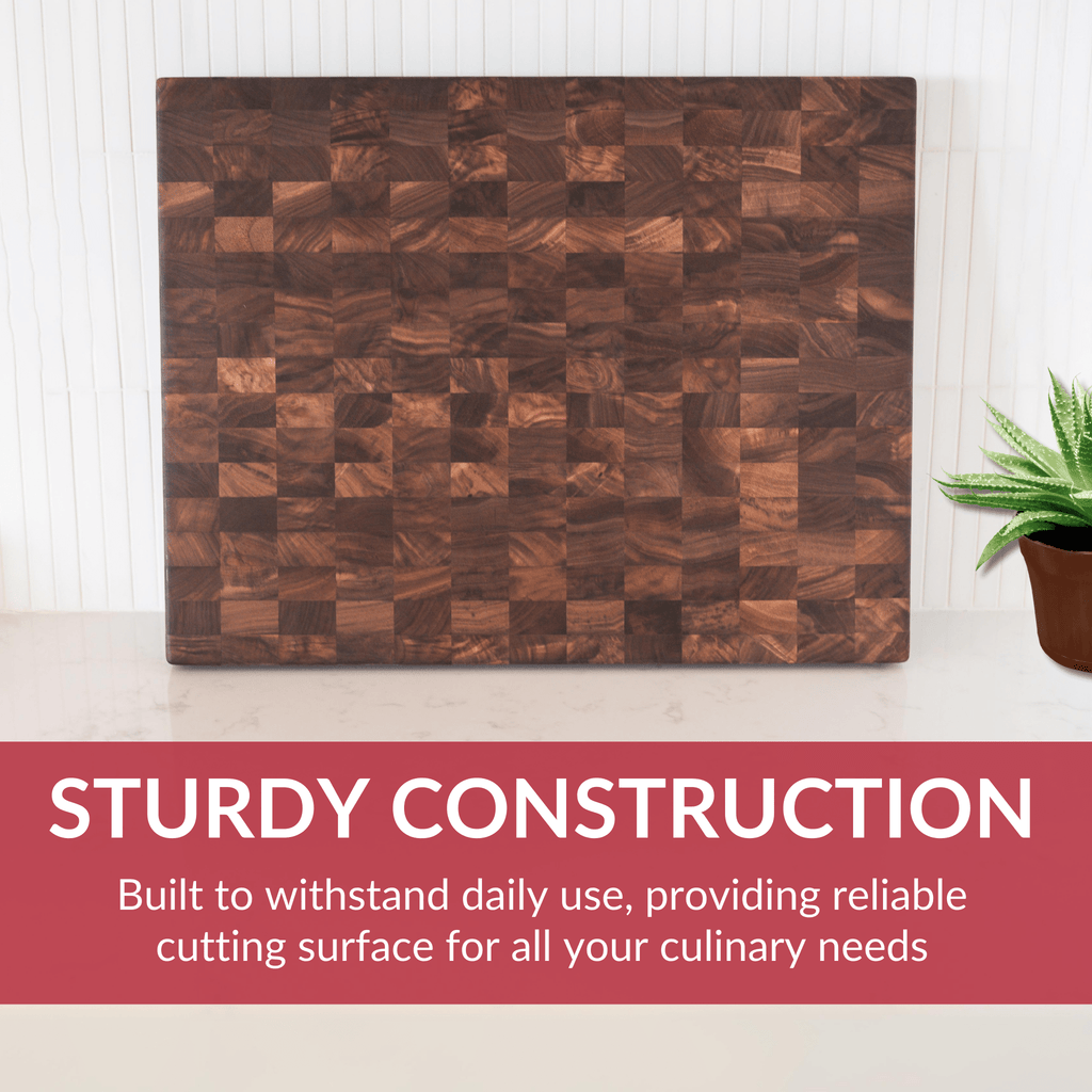 Extra Large Walnut Wood End Grain Cutting Board
