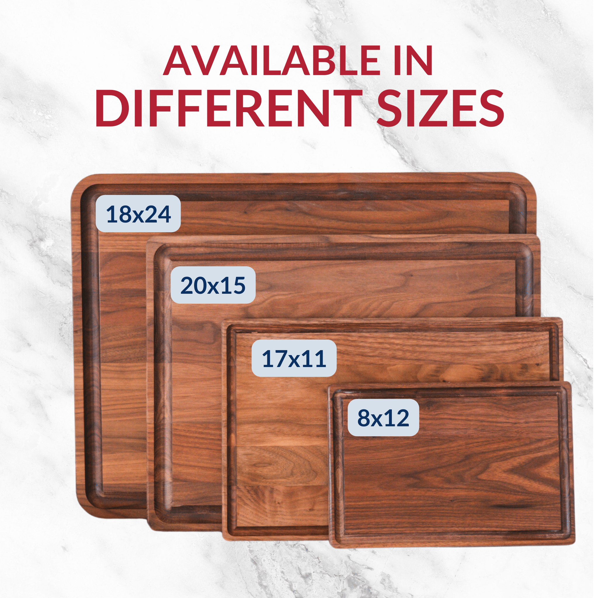 Extra Large Walnut Wood Cutting Board