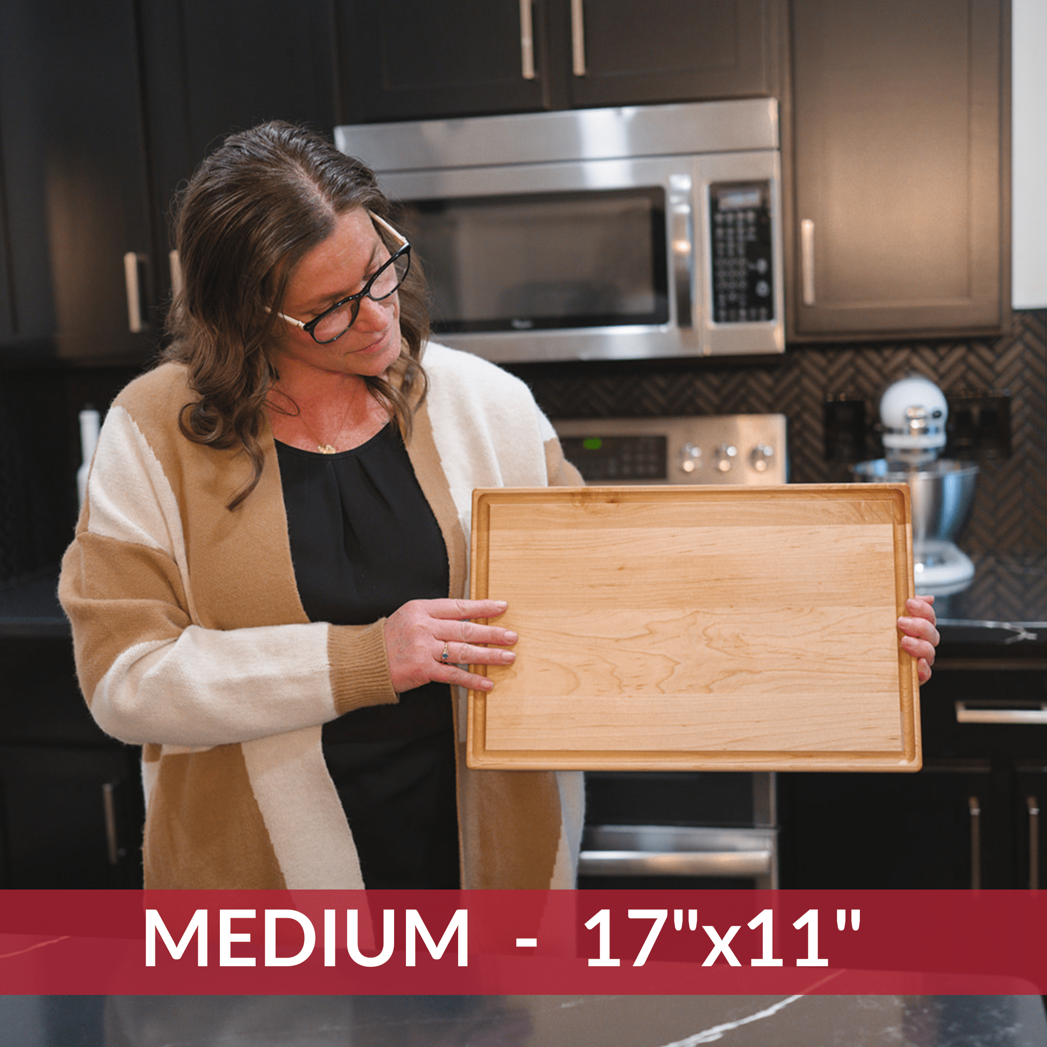 Medium Maple Wood Cutting Board