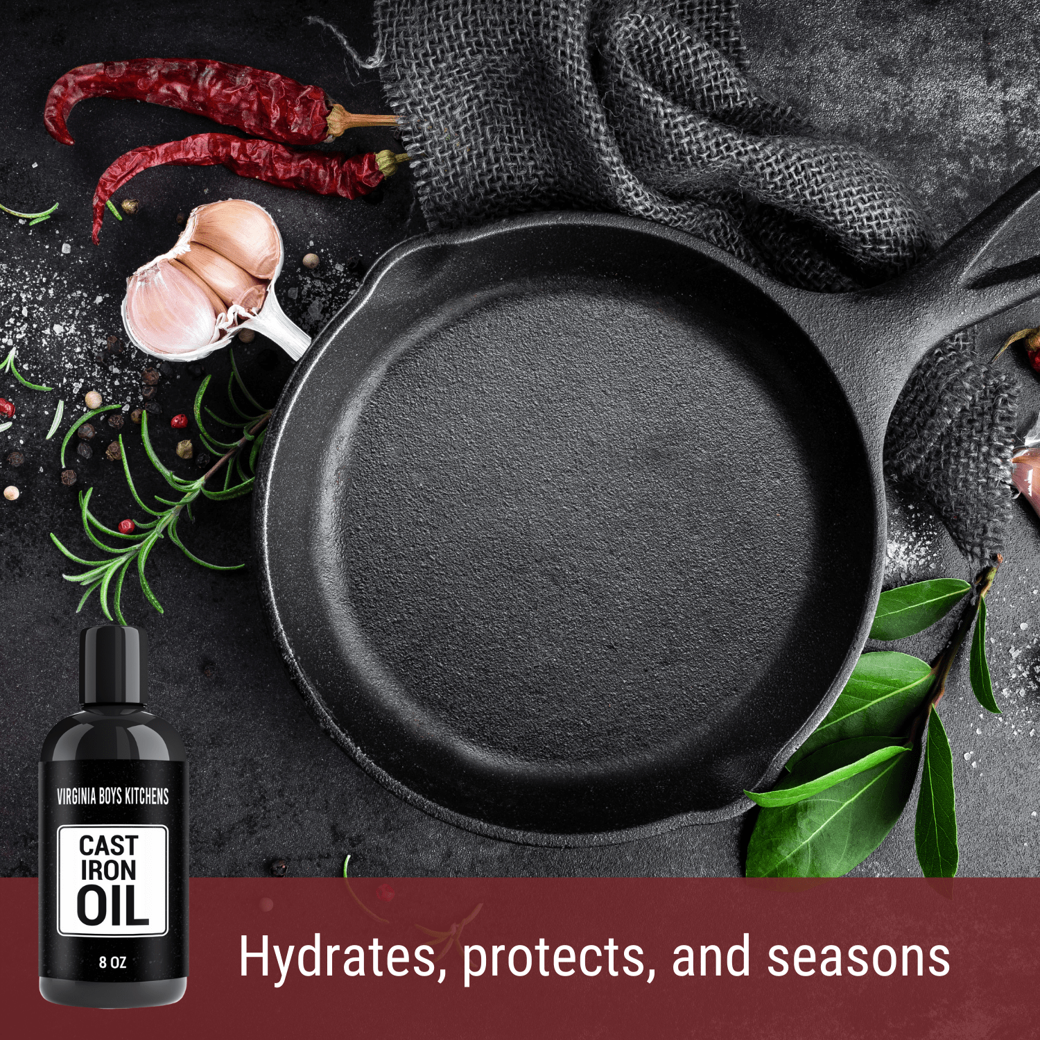 Natural Cast Iron Seasoning Oil